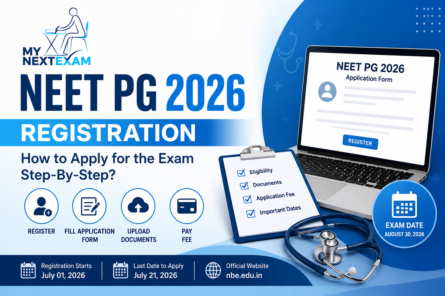 NEET PG 2026 Registration: Step-by-Step Application Process